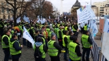 Jandarmeria anunță încălcarea legii la PROTESTUL POLIȚIȘTILOR din Capitală