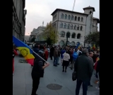 Protest în Piaţa Universităţii din București împotriva certificatului verde 