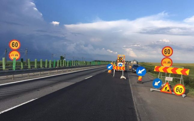 Restricții de circulație pe autostrada București-Constanța până la jumătatea lunii decembrie